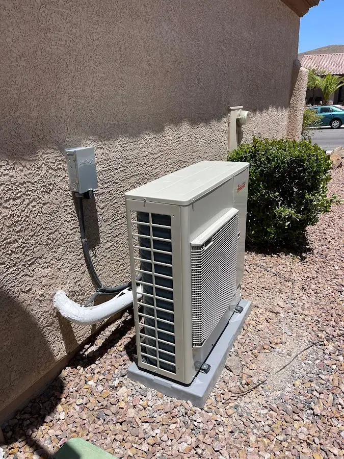 Residential air conditioning condenser unit in Chatham